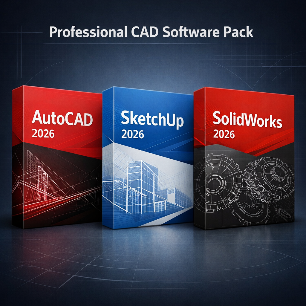 Professional CAD Software Pack 2026 (Instant Download)