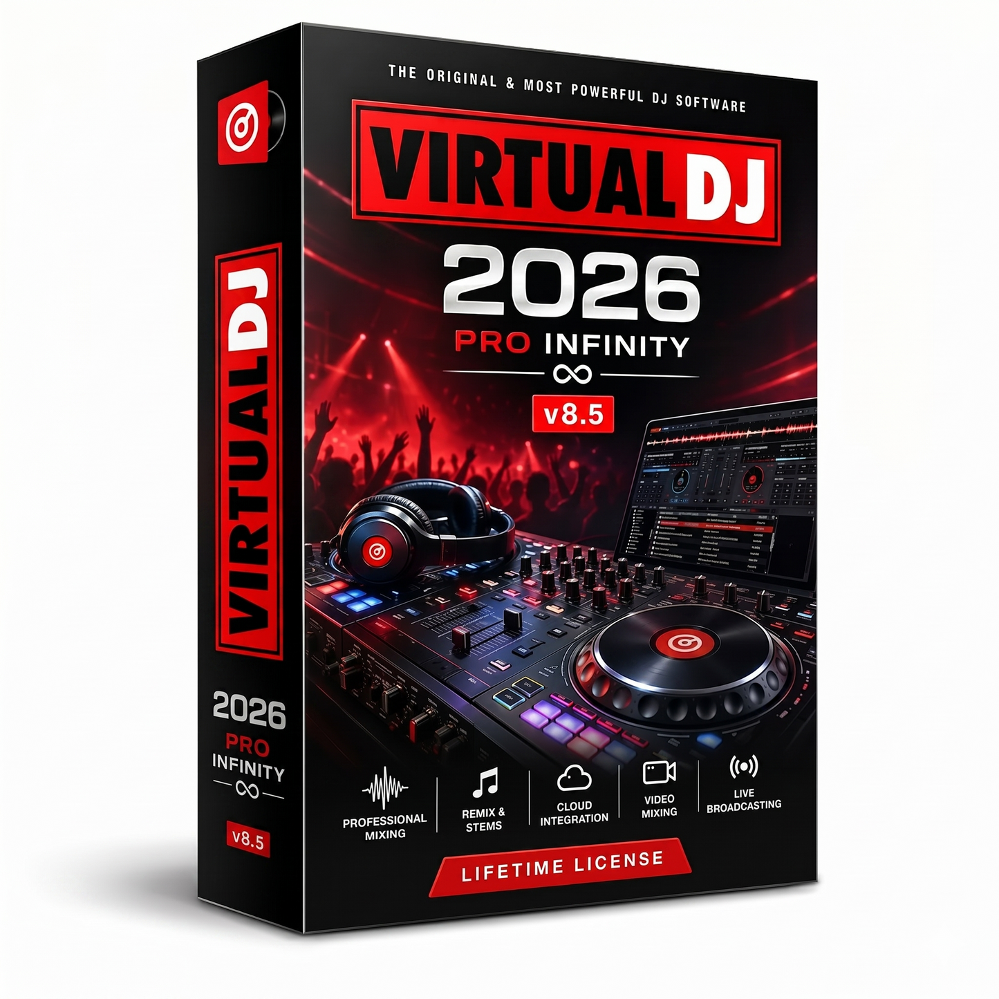 Virtual DJ 2026 Pro Infinity v8.5 Lifetime License Instant Download