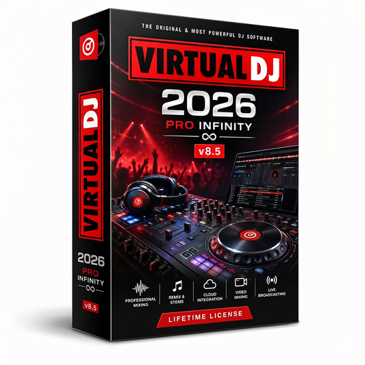 Virtual DJ 2026 Pro Infinity v8.5 Lifetime License Instant Download